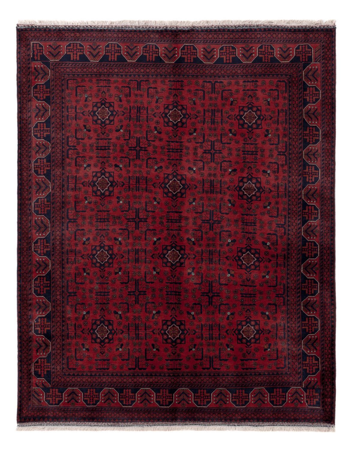 Dywan afgański - Royal - 191 x 151 cm - czerwony