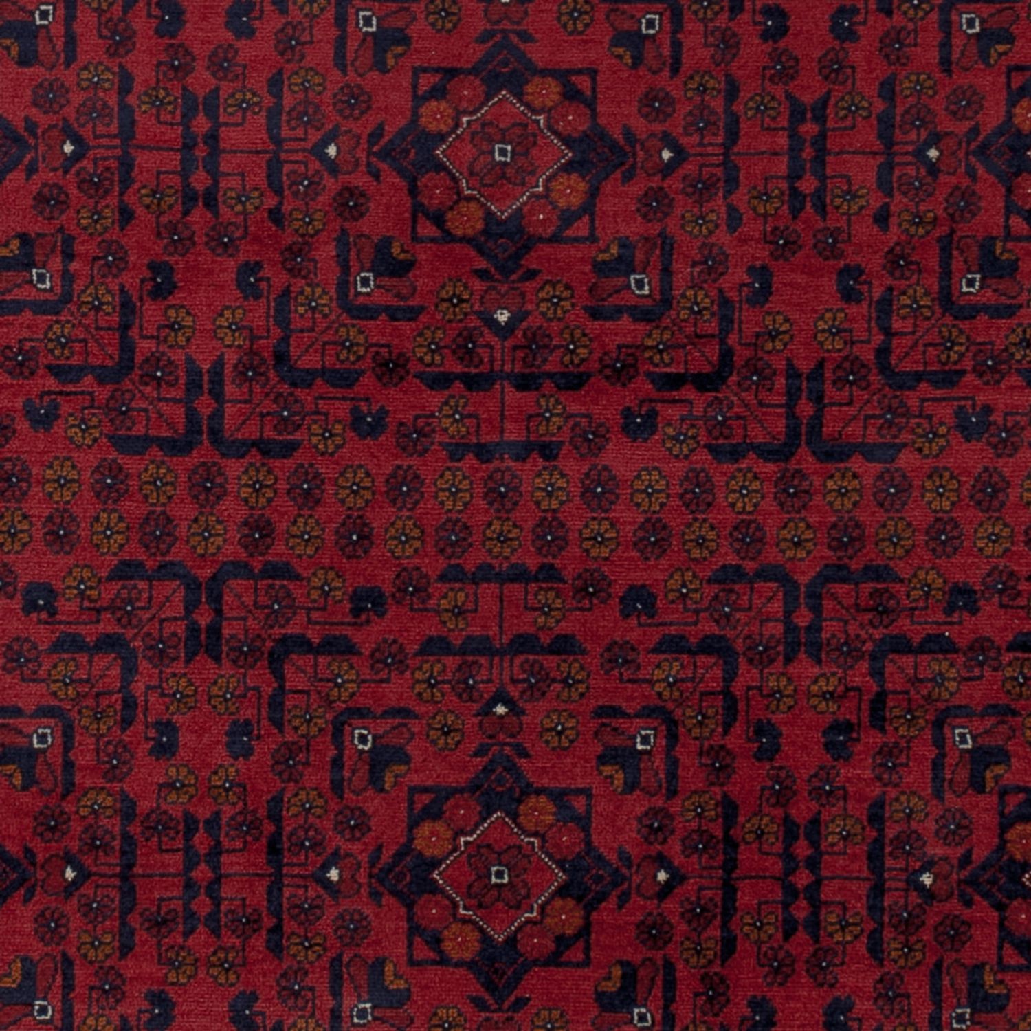 Afghan Rug - Royal - 201 x 152 cm - red
