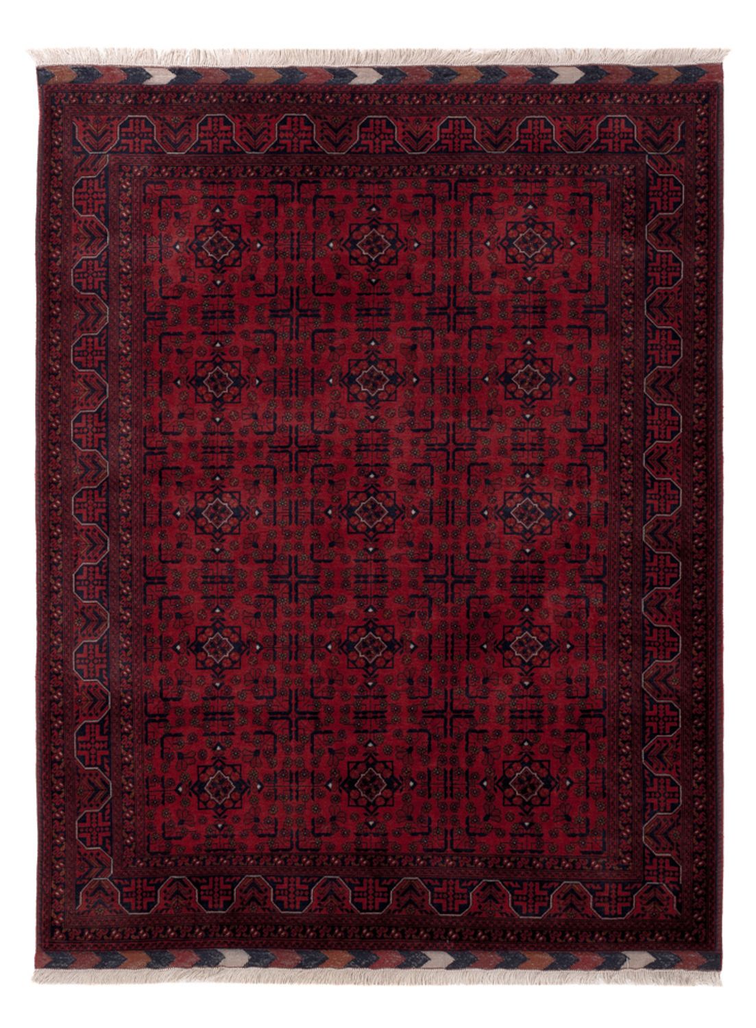 Dywan afgański - Royal - 197 x 149 cm - czerwony