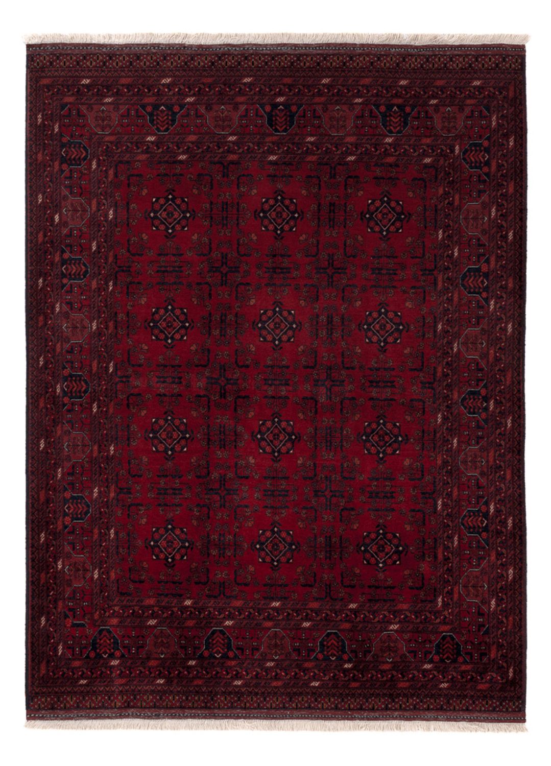 Afghan Rug - Royal - 197 x 149 cm - red