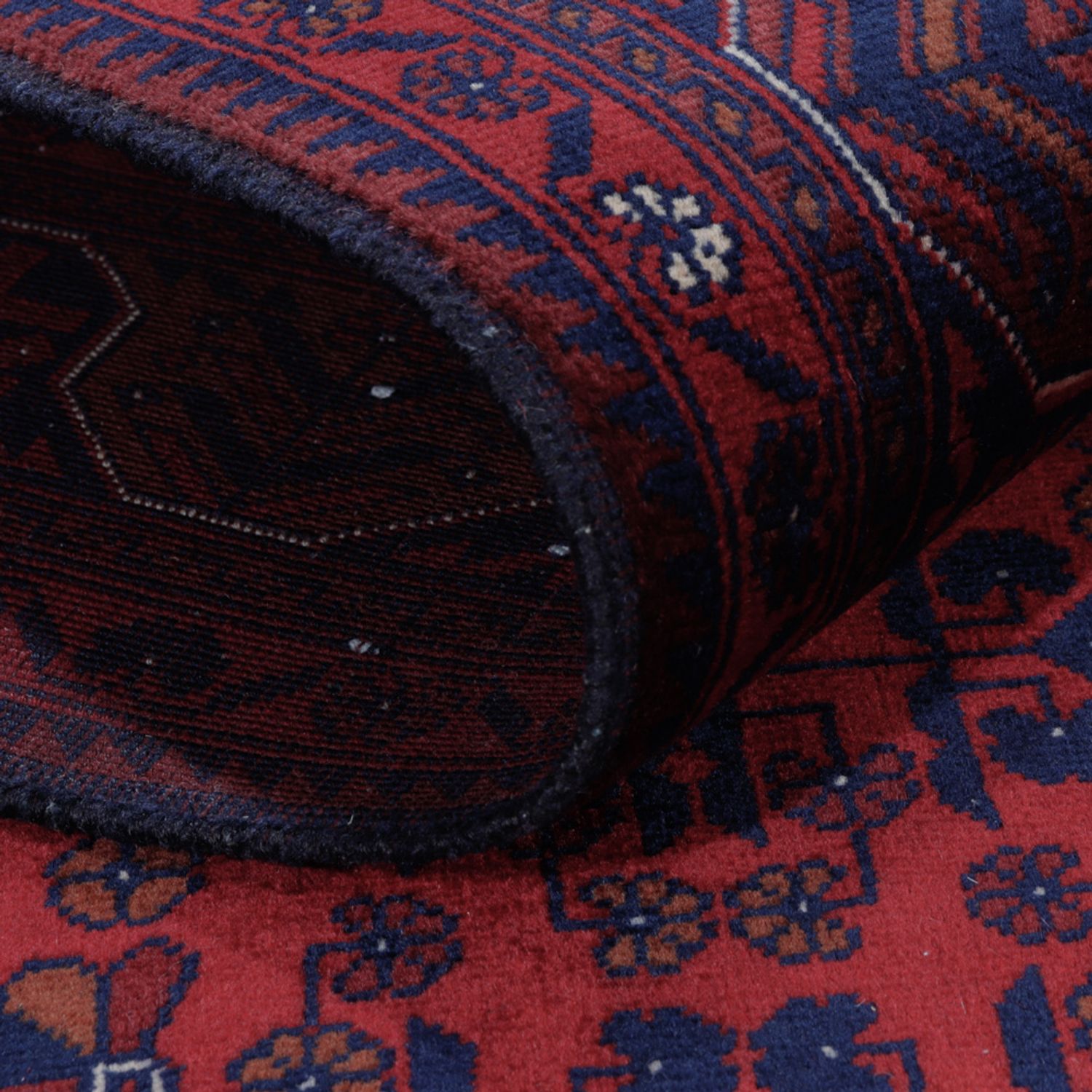 Afghan Rug - Royal - 203 x 147 cm - red