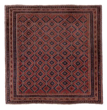 Kelim Rug - Oriental square  - 157 x 150 cm - multicolored