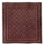 Kelim Rug - Oriental square  - 157 x 150 cm - multicolored