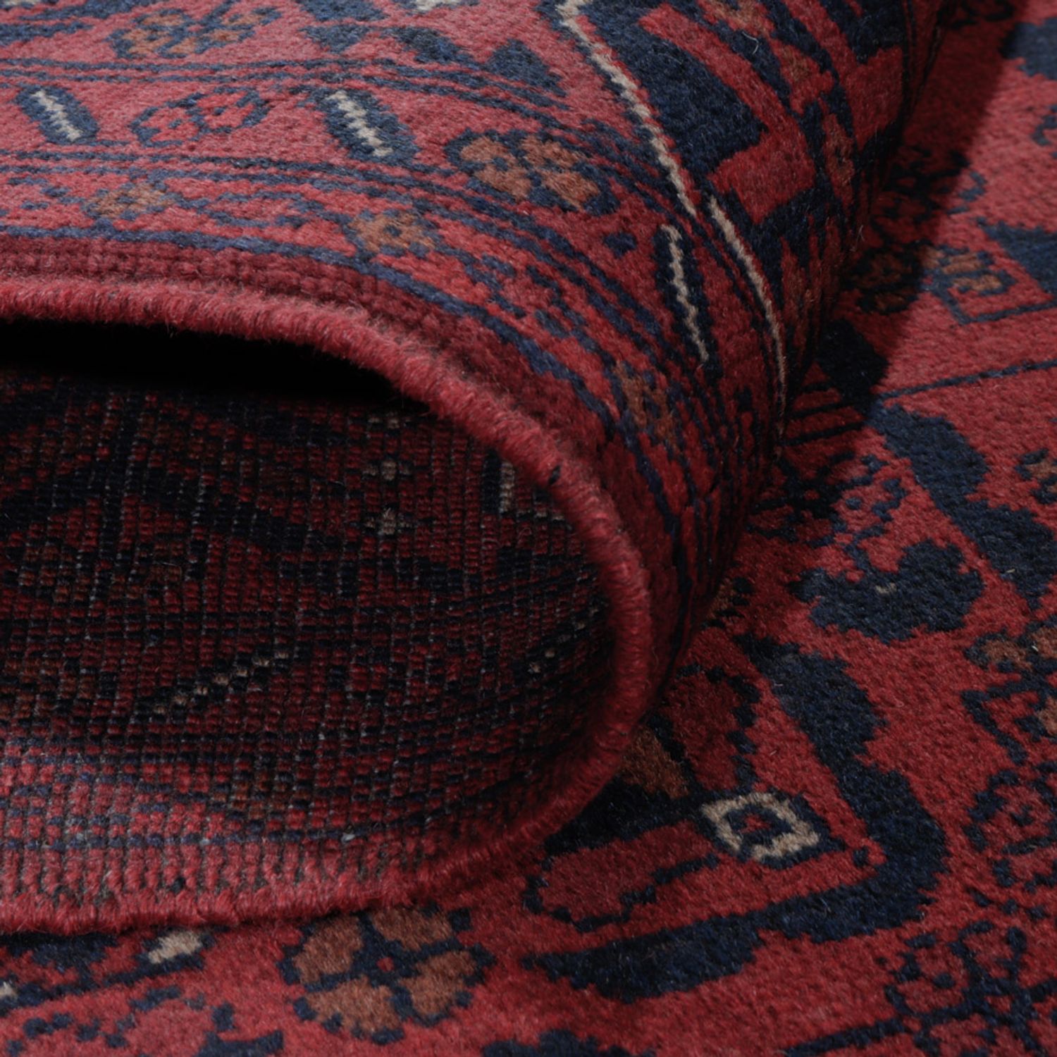 Afghánský koberec - Kunduz - 198 x 148 cm - červená