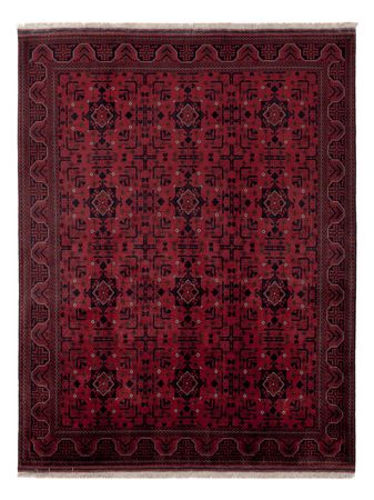 Afghan Rug - Royal - 193 x 149 cm - red
