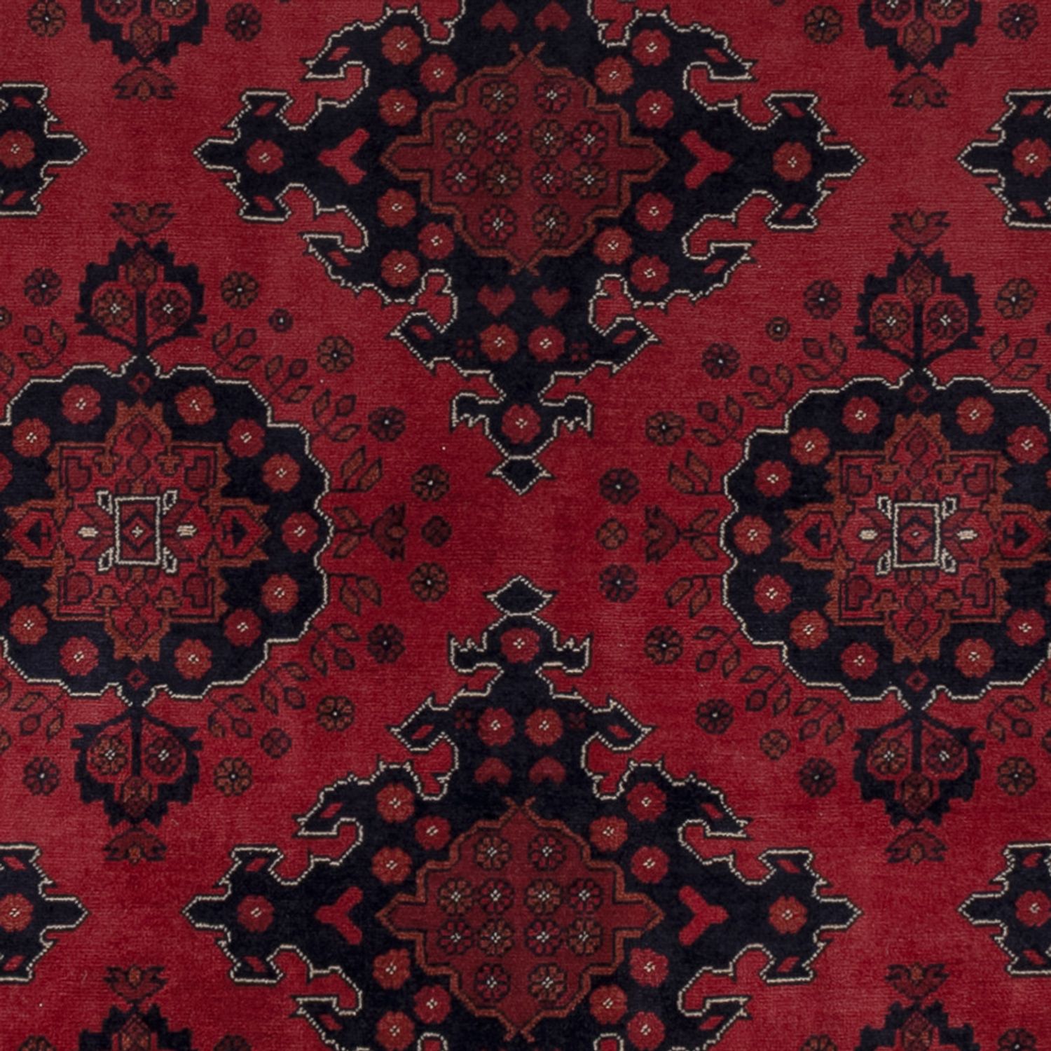 Dywan afgański - Royal - 196 x 154 cm - czerwony
