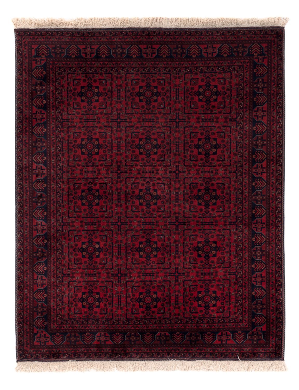 Dywan afgański - Royal - 187 x 146 cm - czerwony