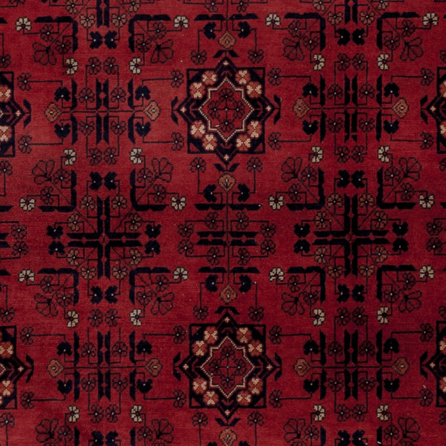 Afghan Rug - Royal - 196 x 155 cm - red