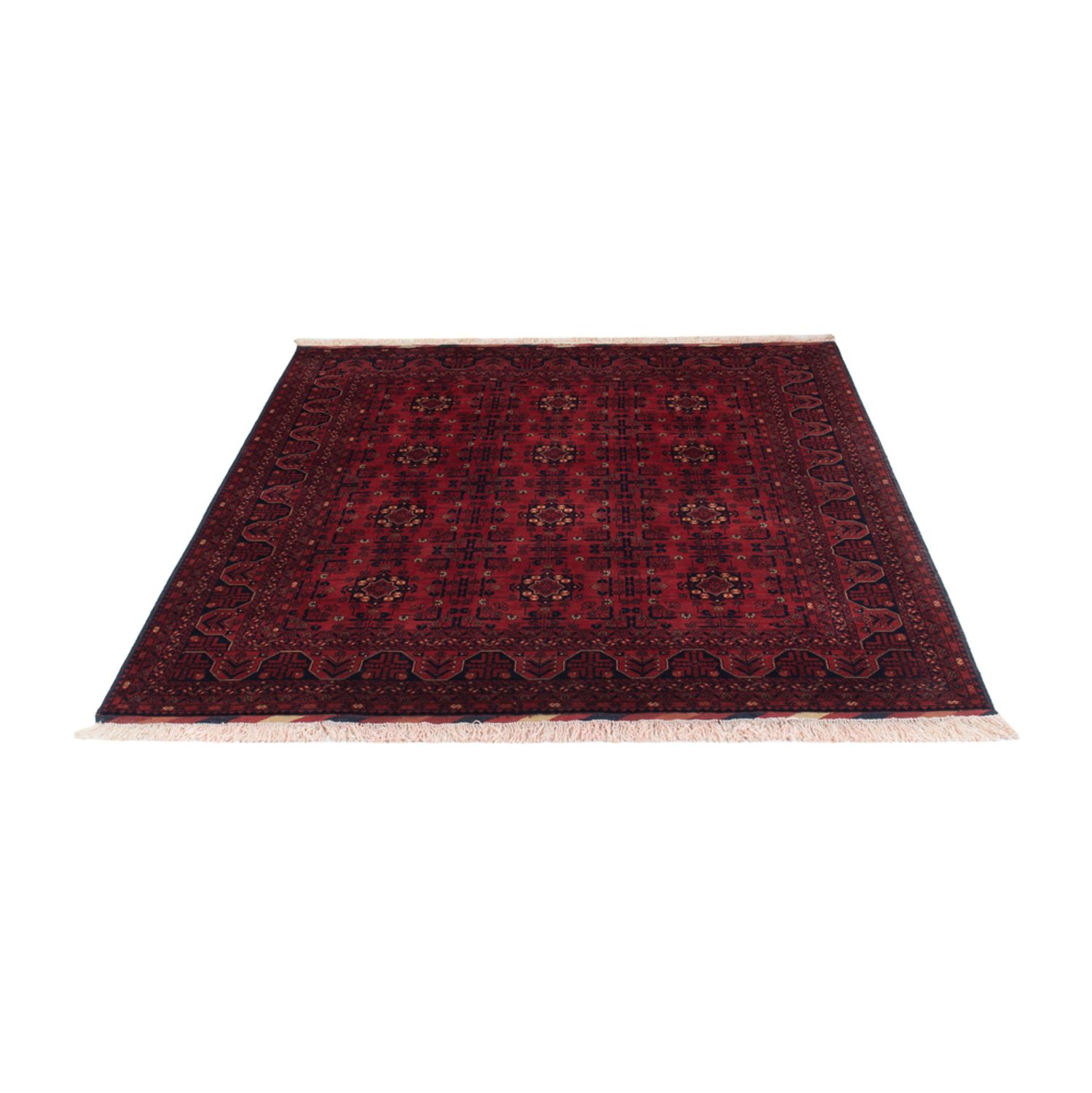 Afghan Rug - Royal - 196 x 155 cm - red
