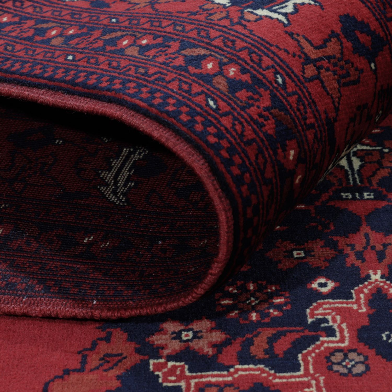 Afghánský koberec - Royal - 196 x 146 cm - červená