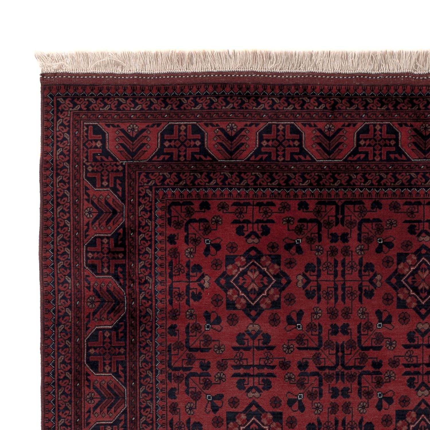 Afghan Rug - Royal - 196 x 149 cm - red