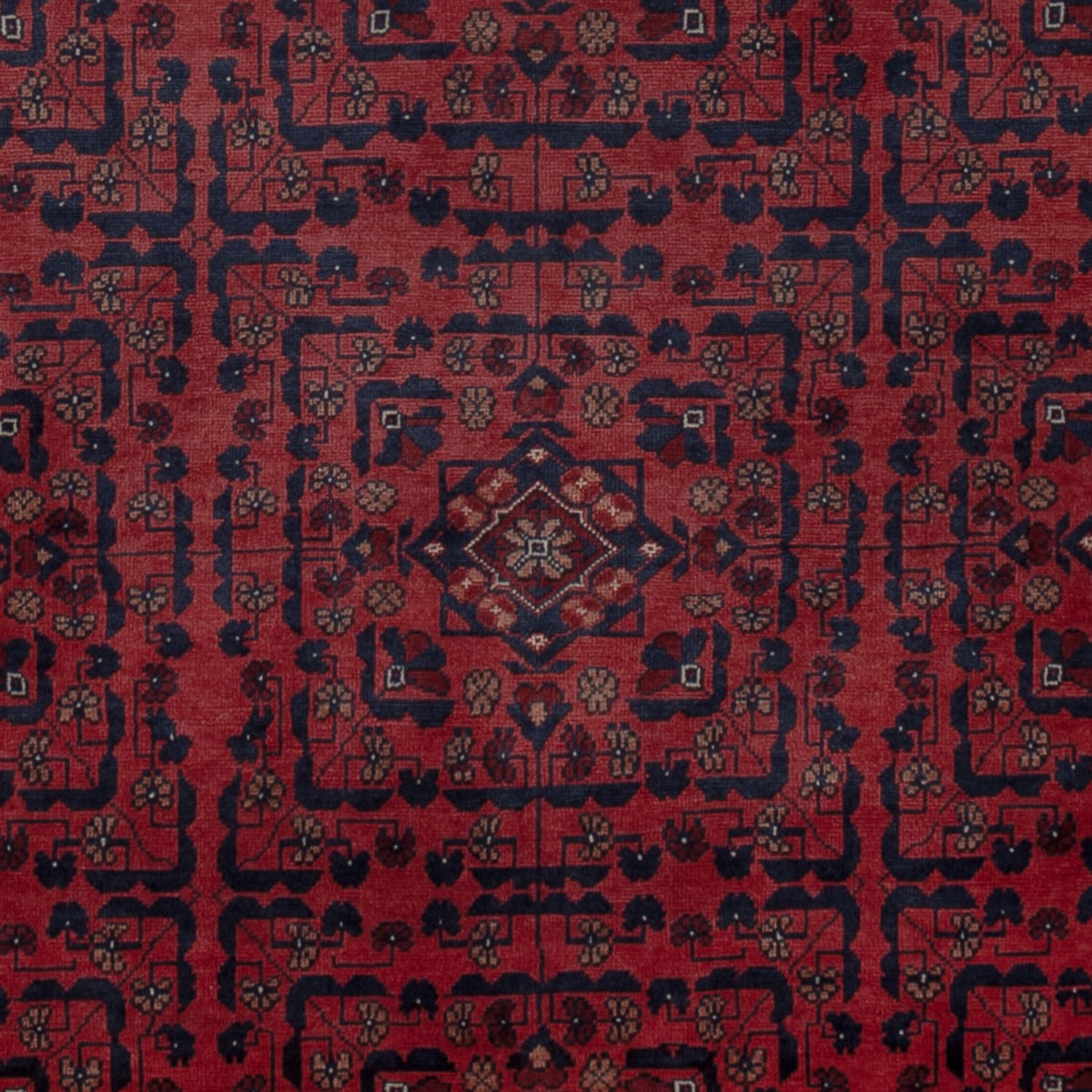 Afghan Rug - Royal - 198 x 153 cm - red