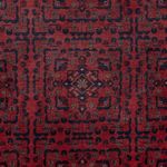 Afghan Rug - Royal - 198 x 153 cm - red