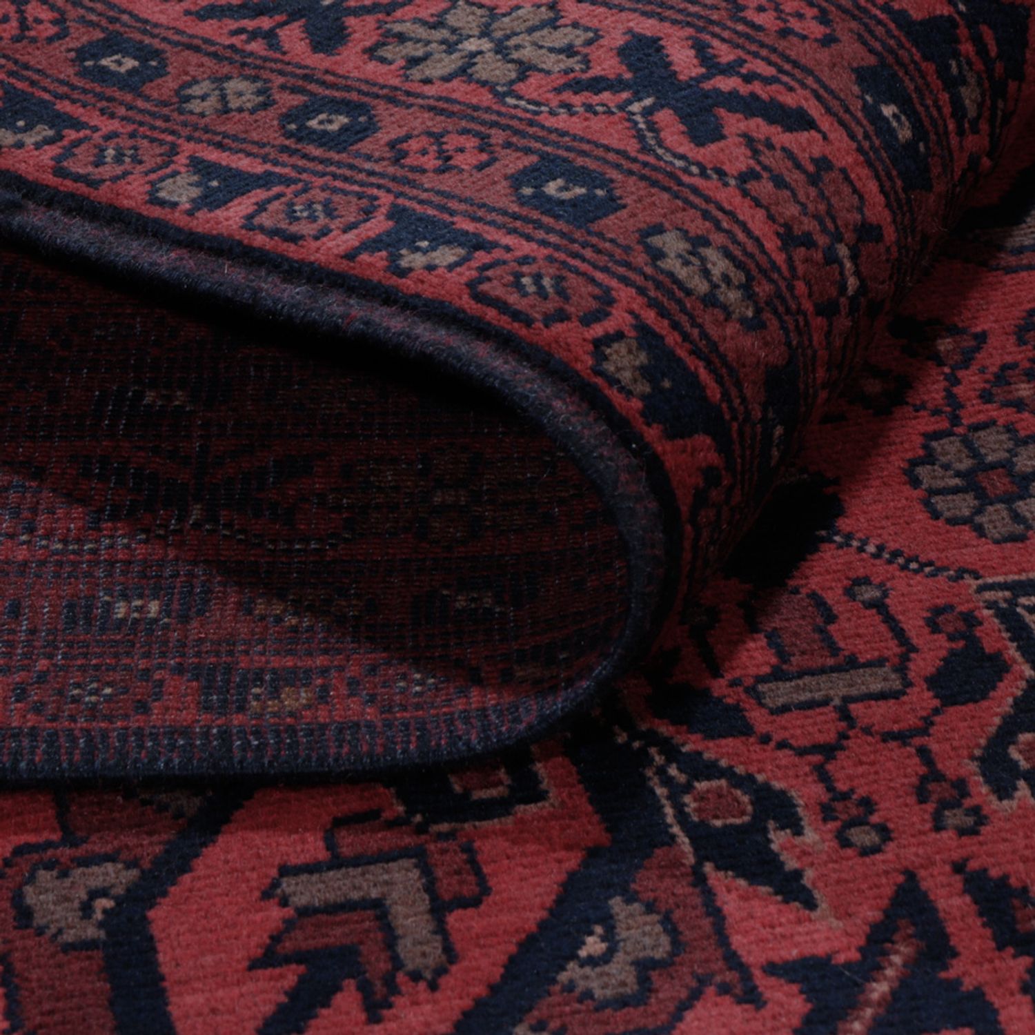 Afghánský koberec - Kunduz - 197 x 150 cm - červená