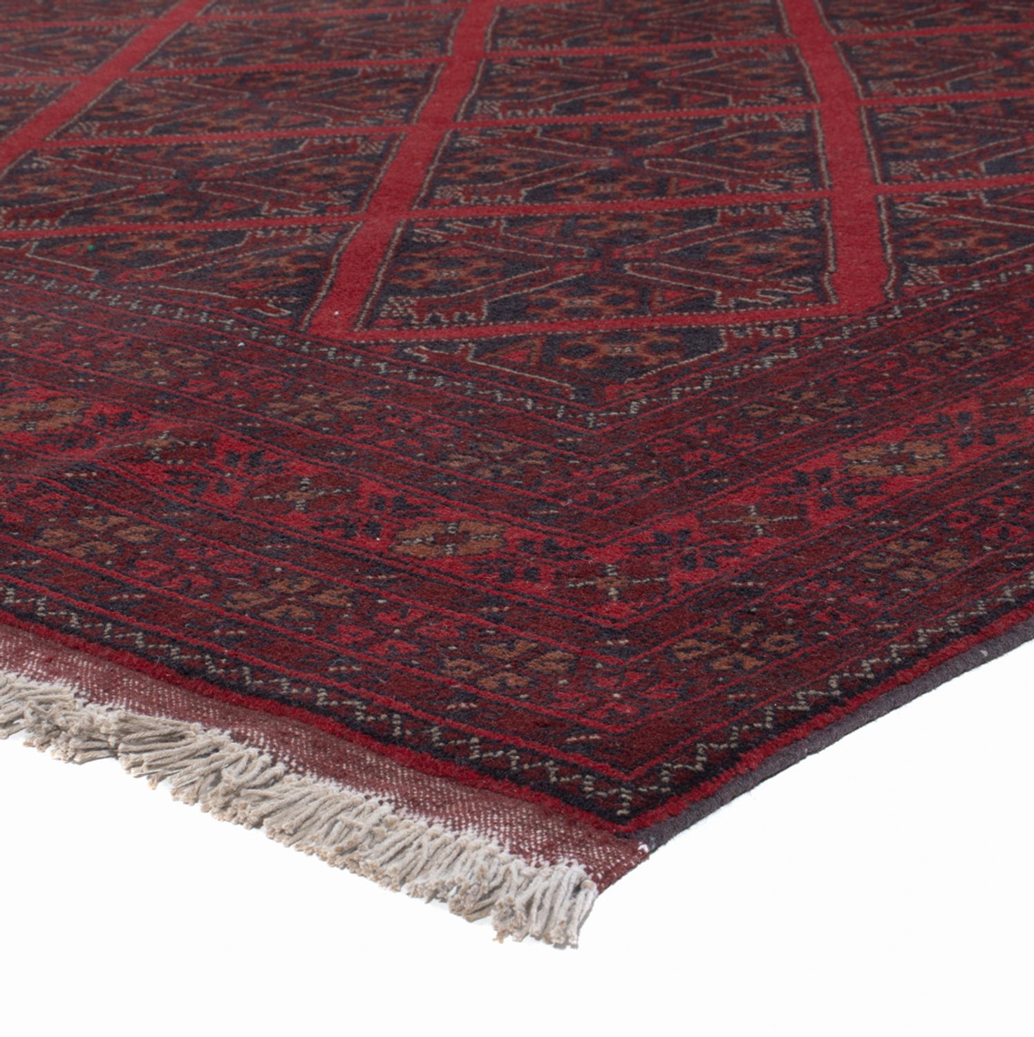Afghan Rug - Kunduz - 302 x 203 cm - red
