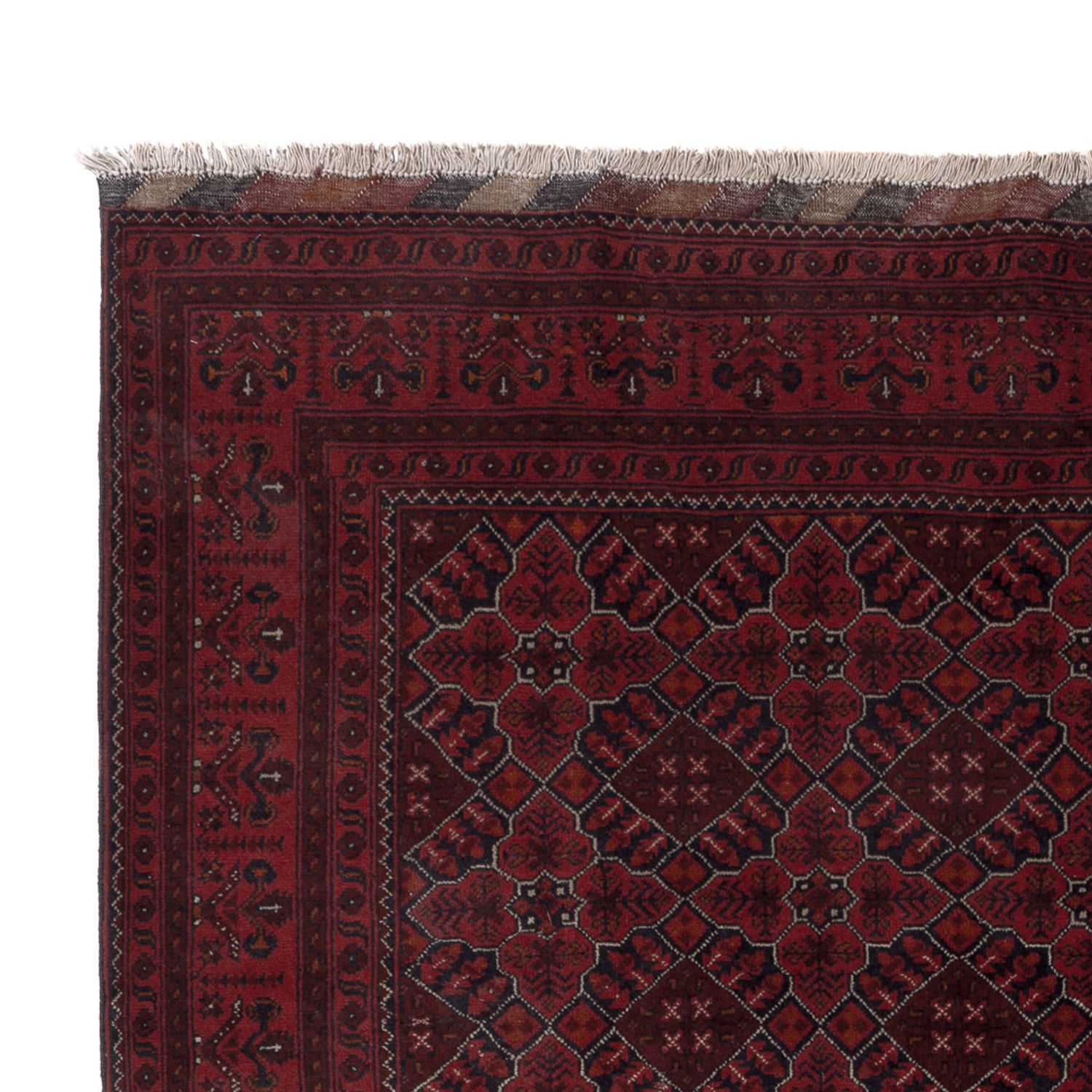 Afghan Rug - Kunduz - 292 x 200 cm - red