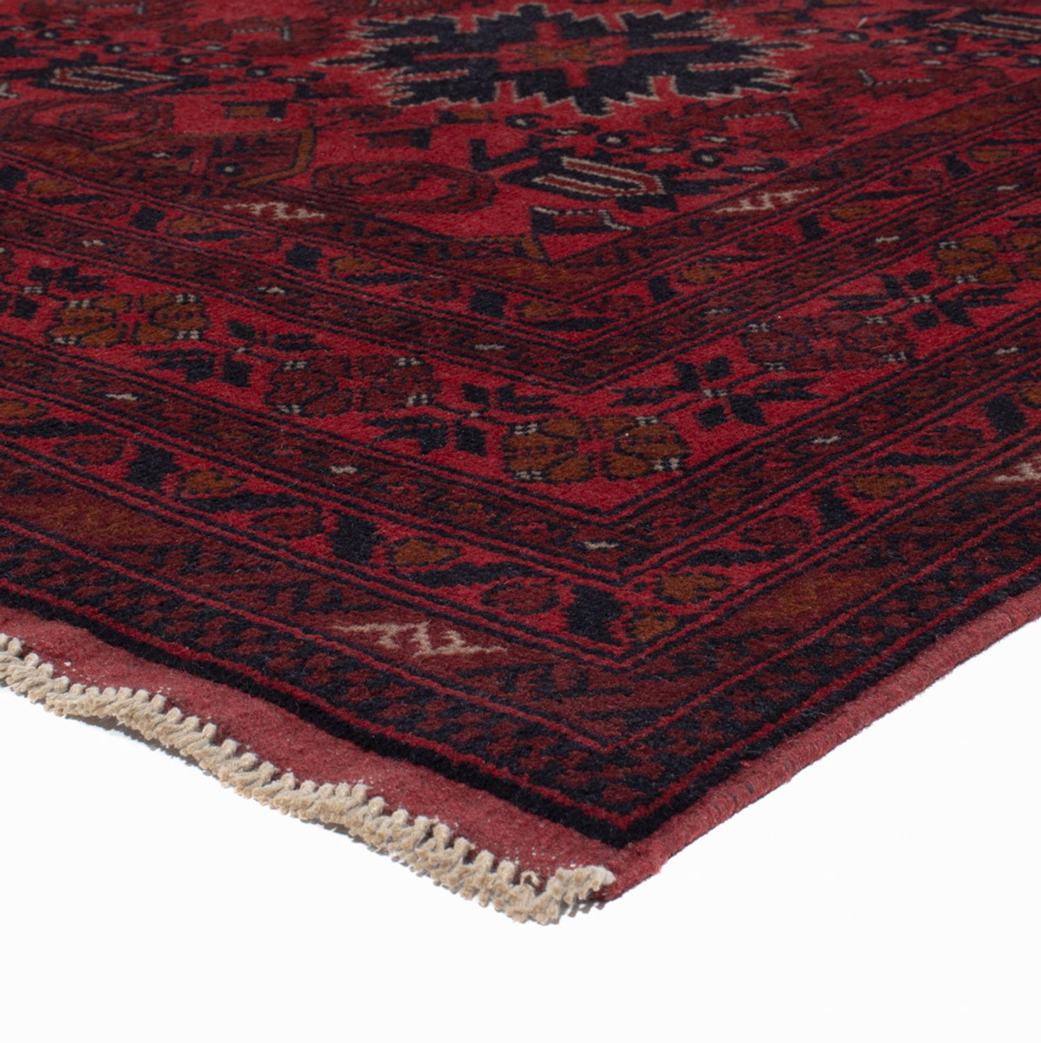 Afghanske tepper - Kunduz - 293 x 199 cm - rød