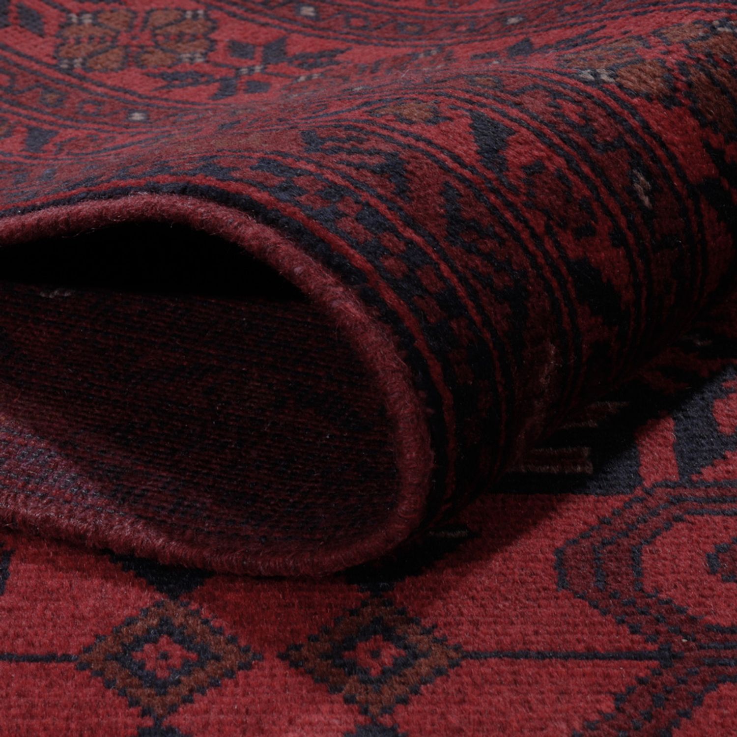 Afghan Rug - Kunduz - 294 x 199 cm - red