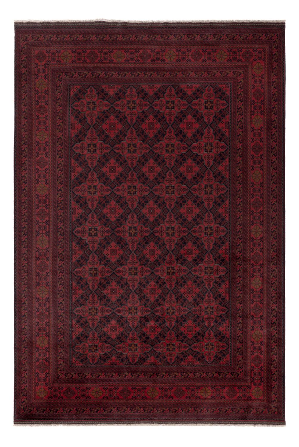 Afghan Rug - Kunduz - 295 x 197 cm - red
