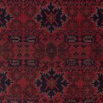 Afghansk matta - Kunduz - 289 x 200 cm - röd