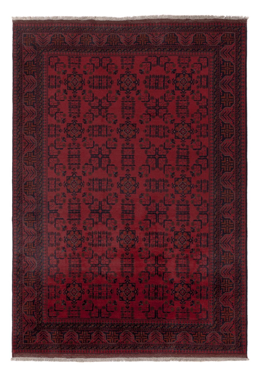 Afghanske tepper - Kunduz - 284 x 200 cm - rød