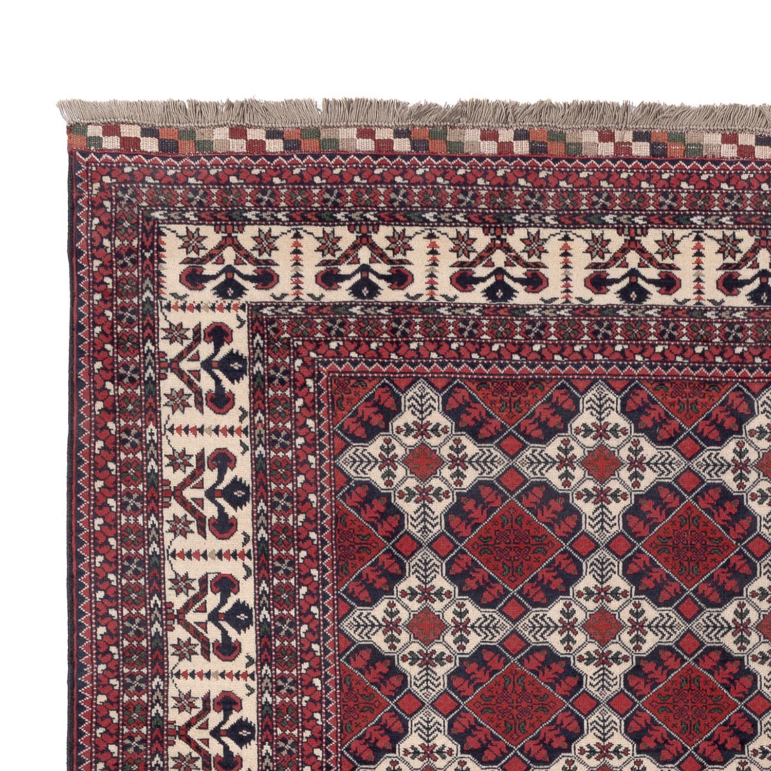 Afghan Rug - Kunduz - 289 x 200 cm - red