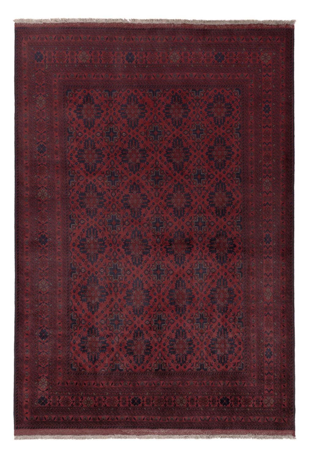 Afghan Rug - Kunduz - 298 x 205 cm - red