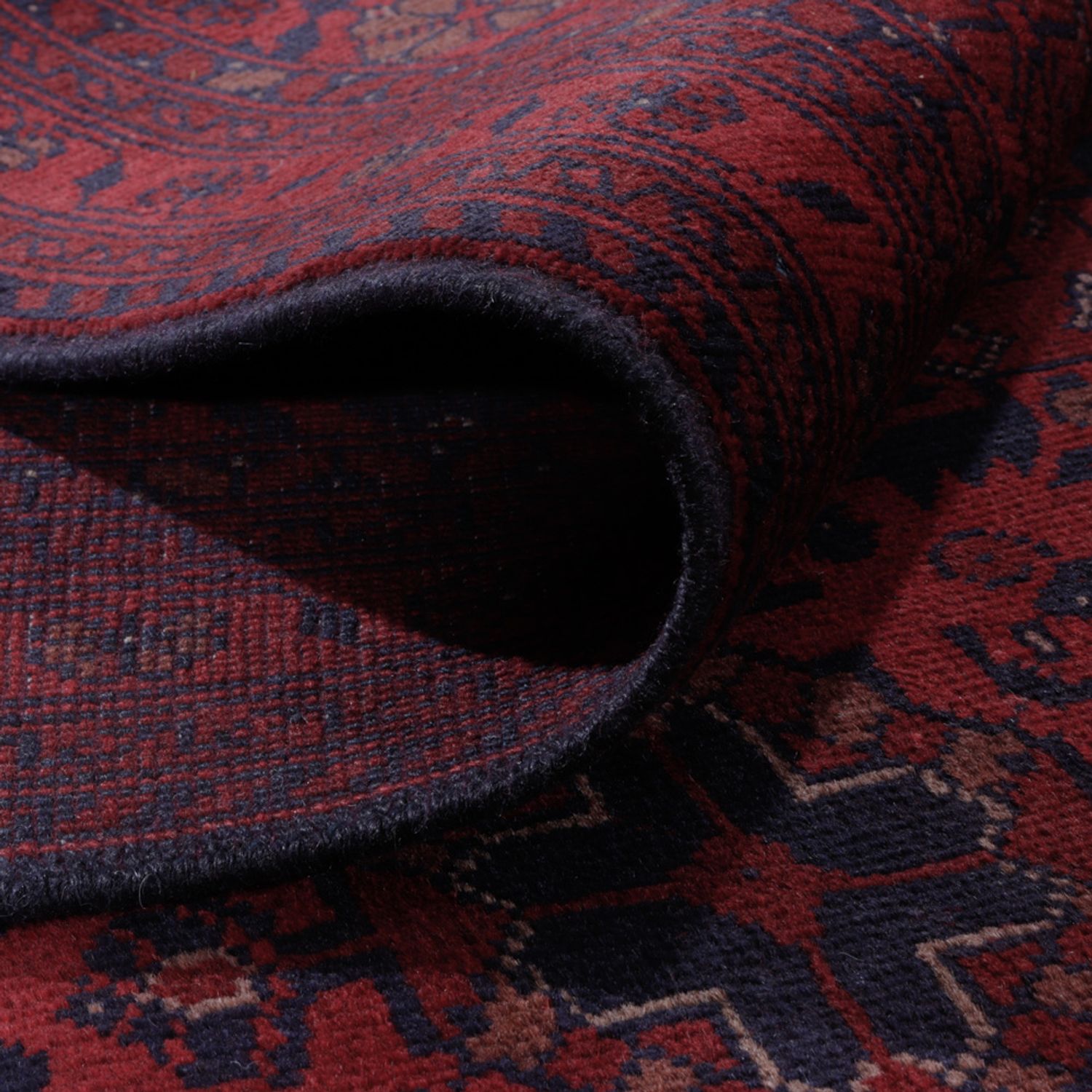 Afghan Rug - Kunduz - 298 x 205 cm - red