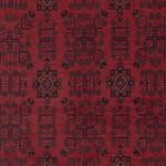 Afghansk matta - Kunduz - 294 x 195 cm - röd