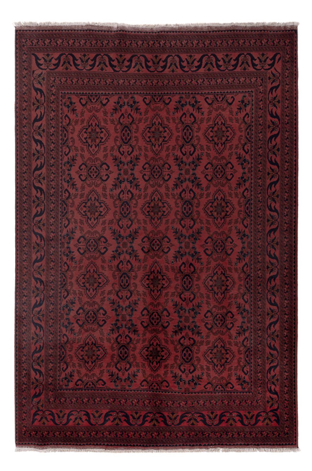 Afgański dywan - Kunduz - 303 x 205 cm - czerwony