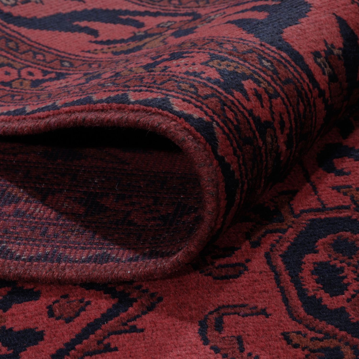 Afgański dywan - Kunduz - 303 x 205 cm - czerwony