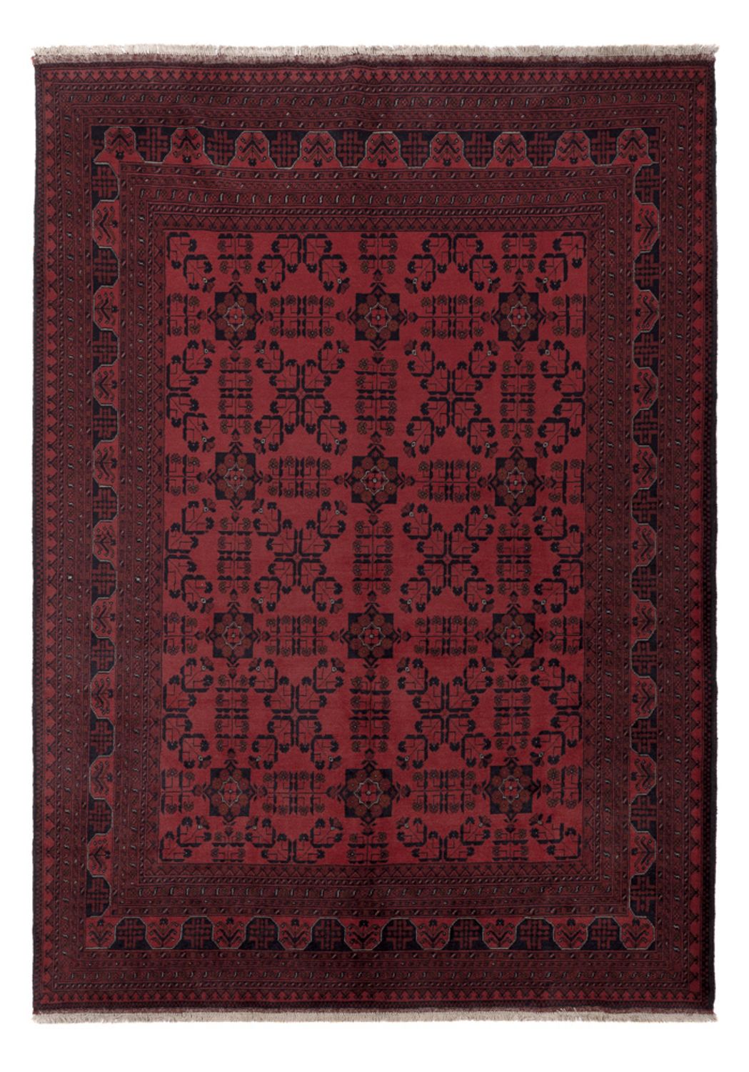 Afghanske tepper - Kunduz - 292 x 205 cm - rød