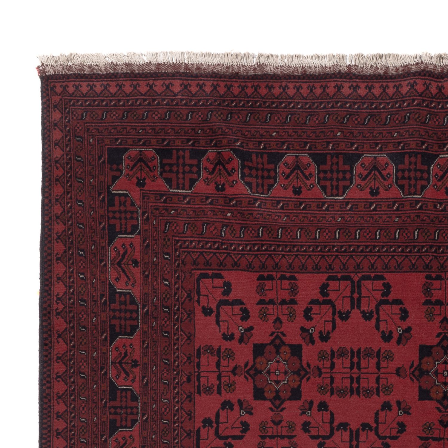 Afghanske tepper - Kunduz - 292 x 205 cm - rød