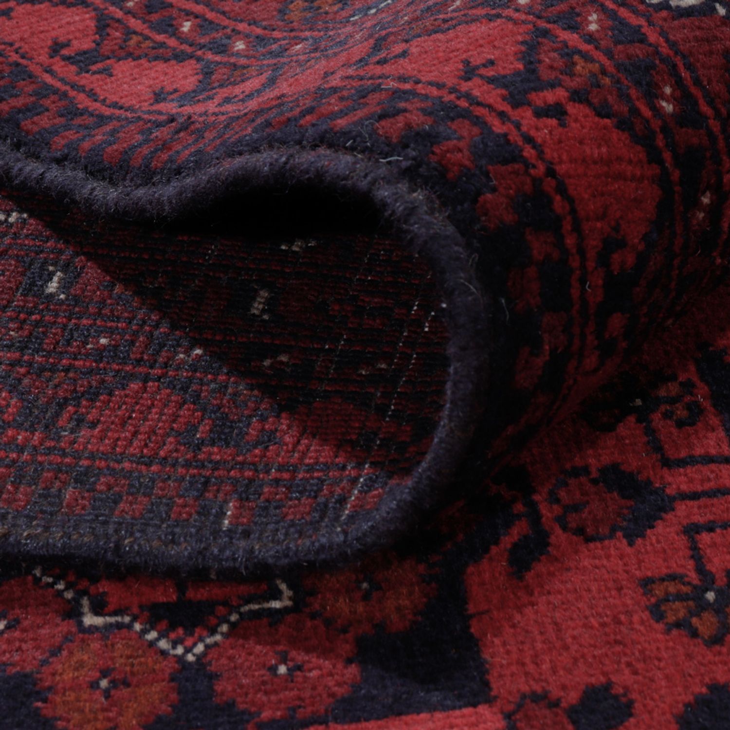 Afghanske tepper - Kunduz - 292 x 205 cm - rød