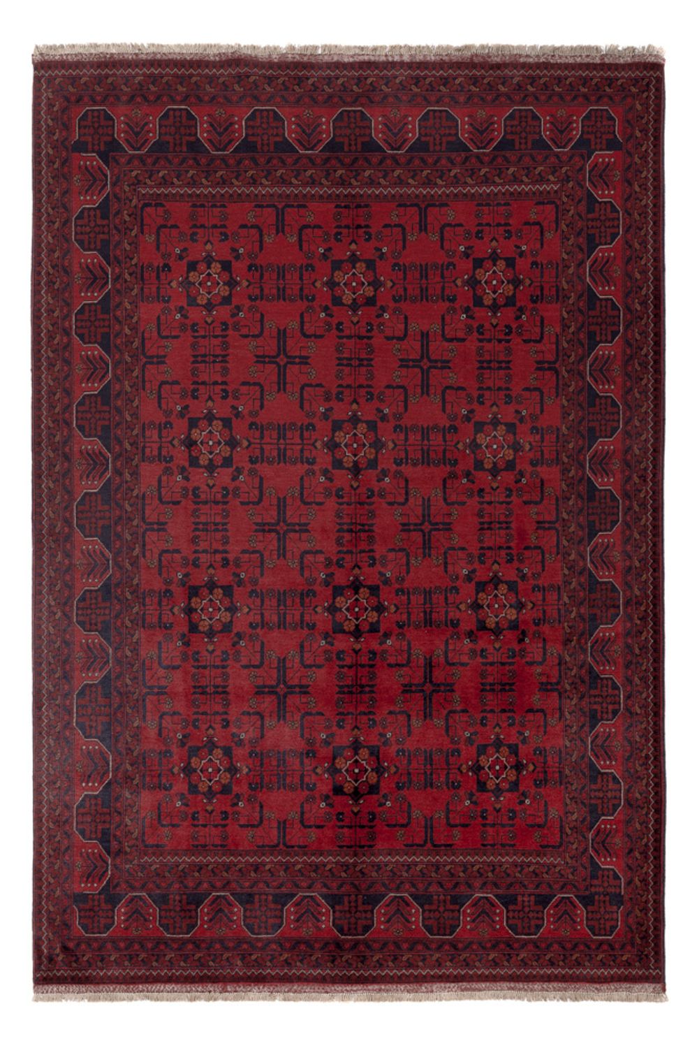 Afghanske tepper - Kunduz - 296 x 205 cm - rød
