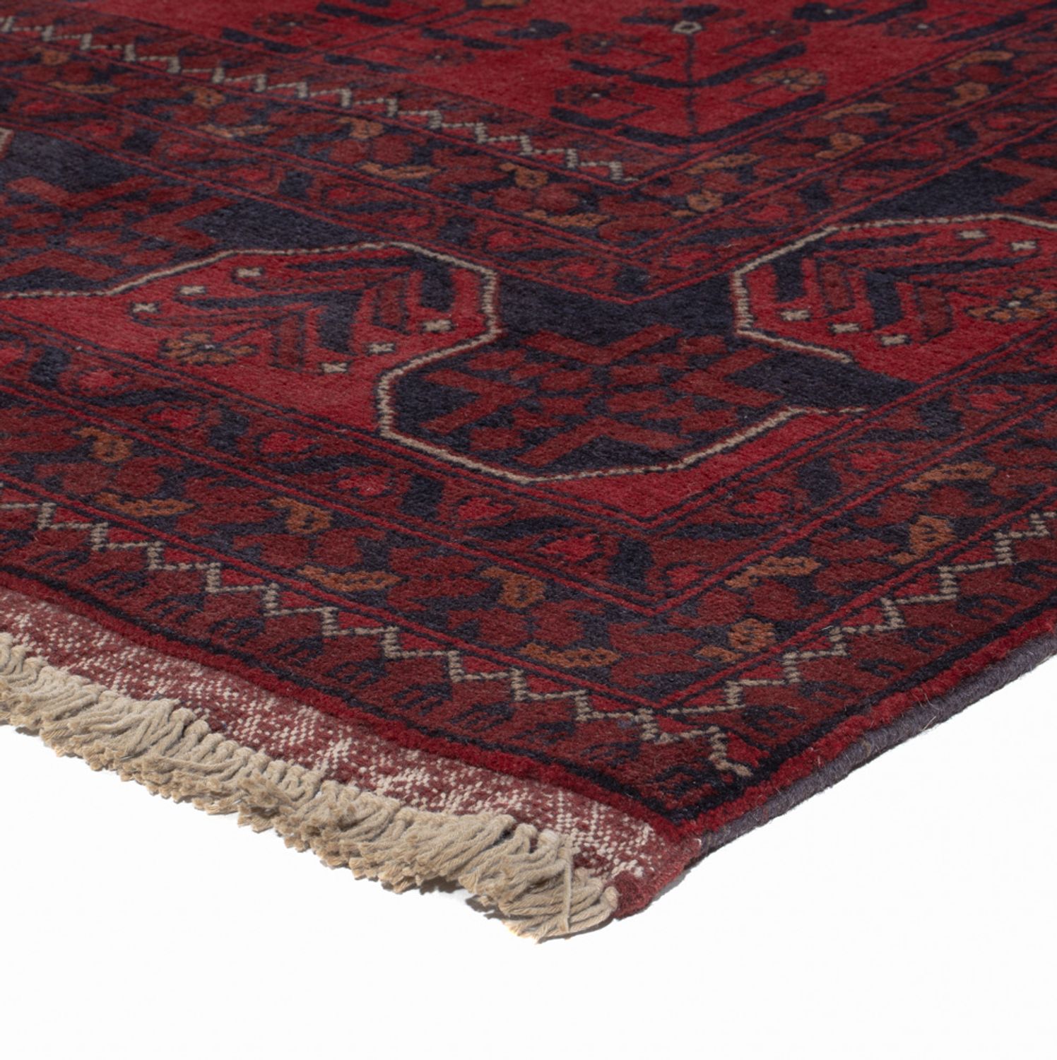 Afghanske tepper - Kunduz - 296 x 205 cm - rød