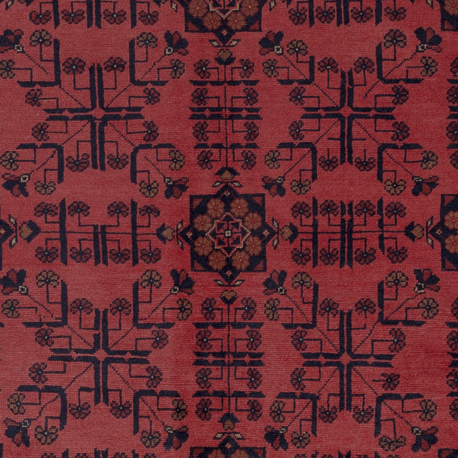 Afghan Rug - Kunduz - 296 x 206 cm - red