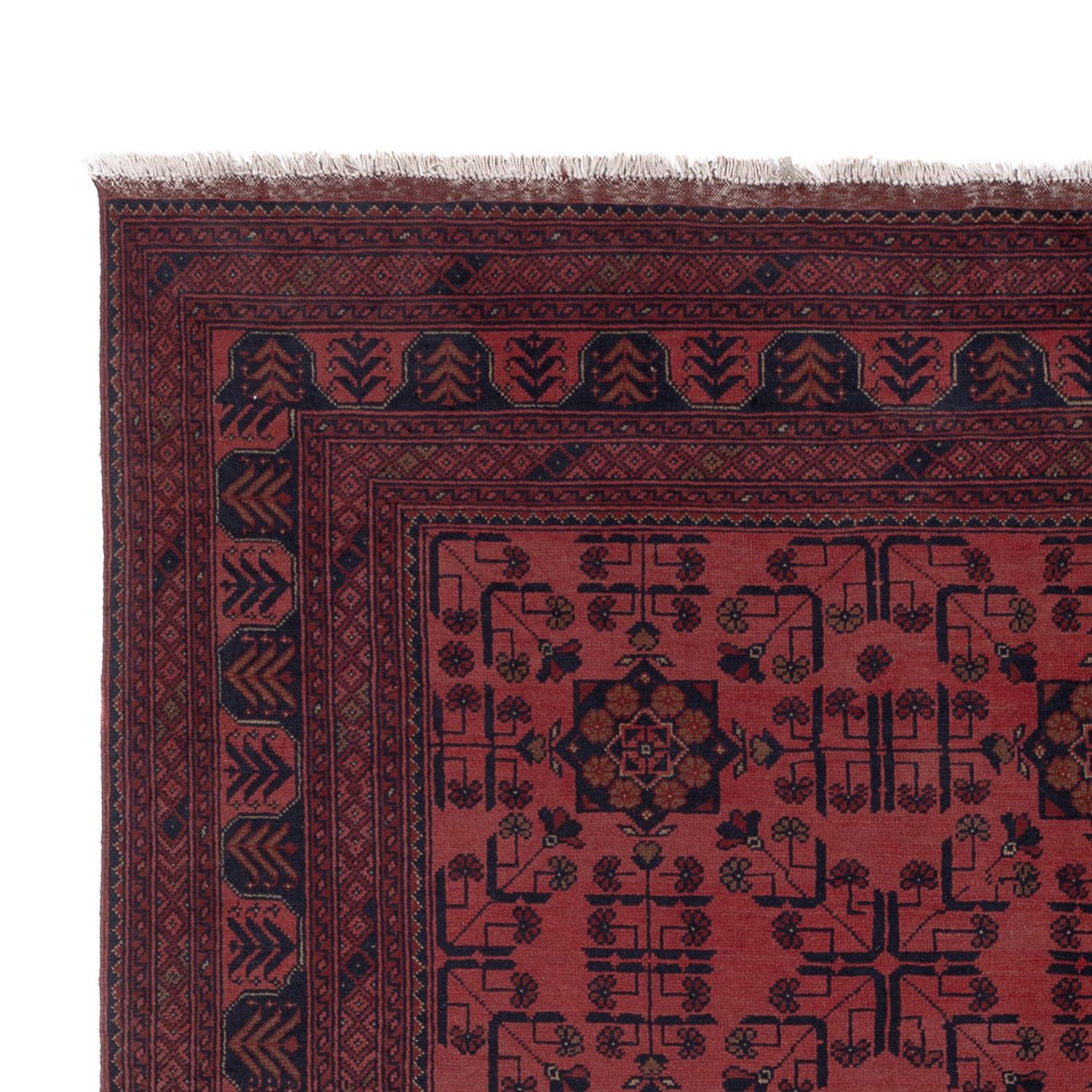Afghan Rug - Kunduz - 296 x 206 cm - red