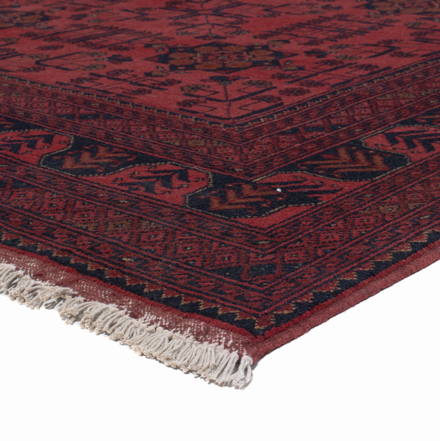 Afghan Rug - Kunduz - 296 x 206 cm - red