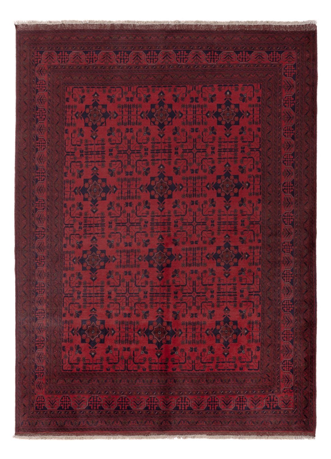 Afghan Rug - Kunduz - 285 x 208 cm - red