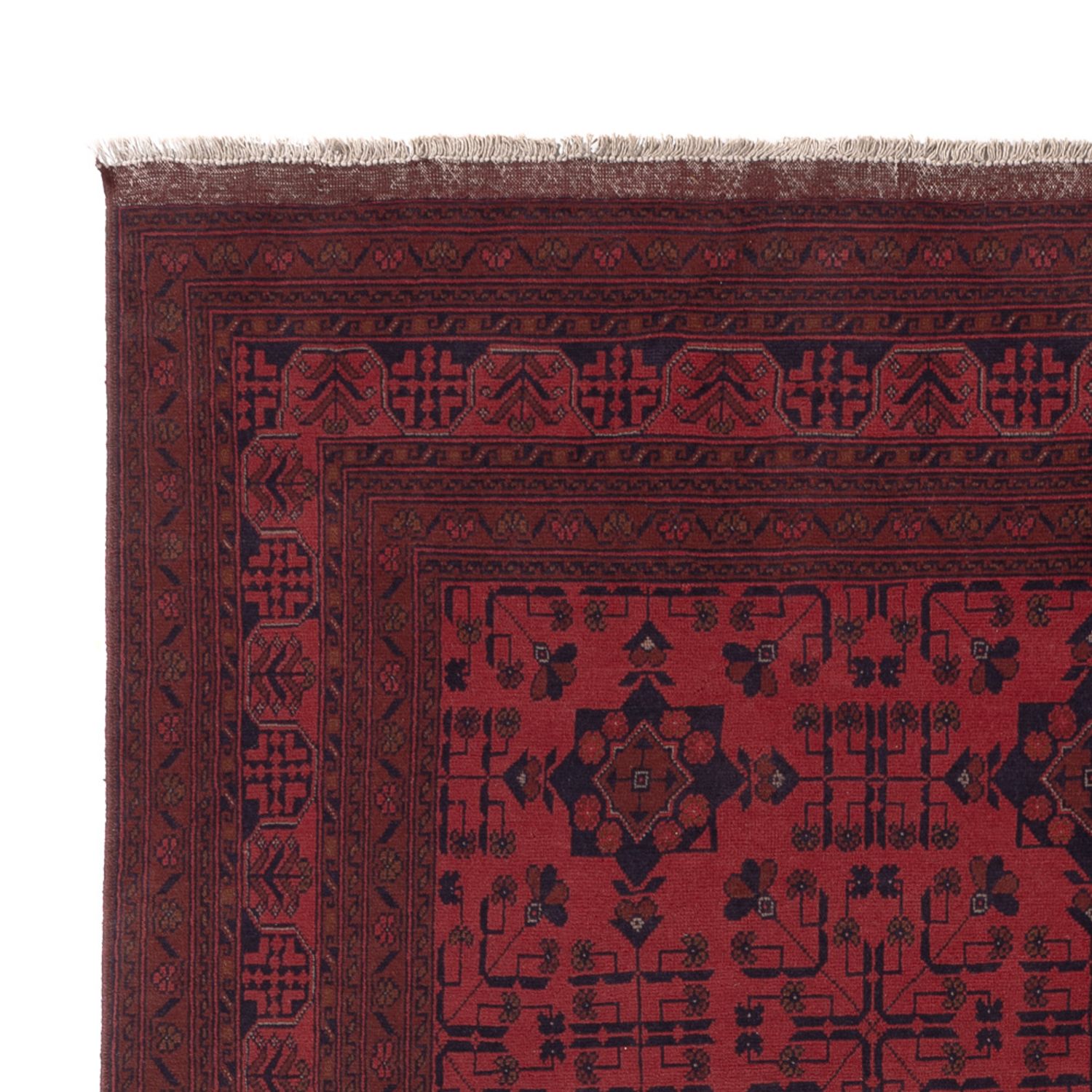 Afghan Rug - Kunduz - 285 x 208 cm - red