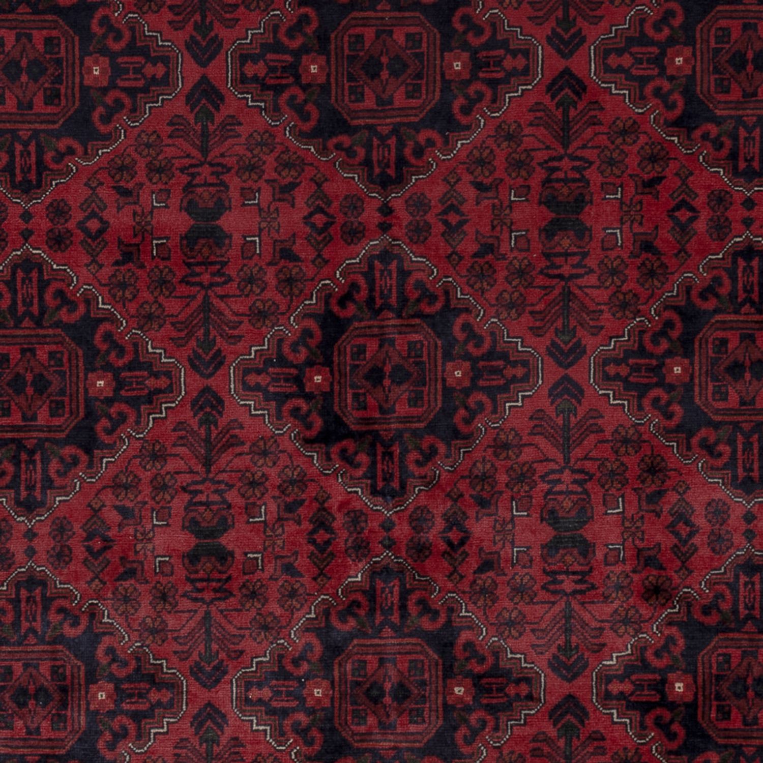 Afgański dywan - Kunduz - 294 x 199 cm - czerwony