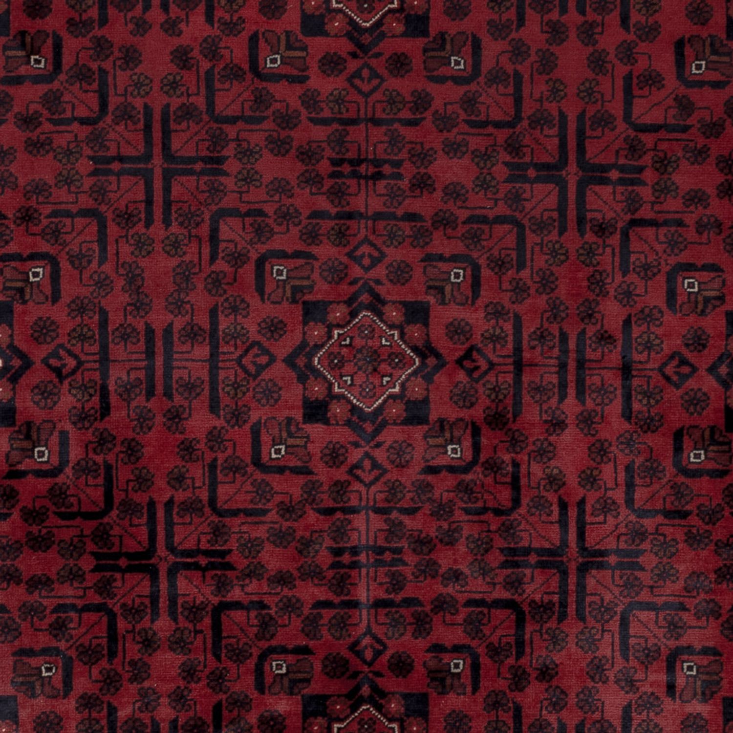 Afghánský koberec - Kunduz - 276 x 199 cm - červená