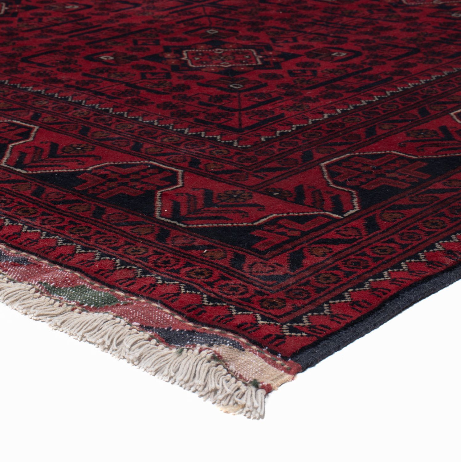 Afghánský koberec - Kunduz - 276 x 199 cm - červená