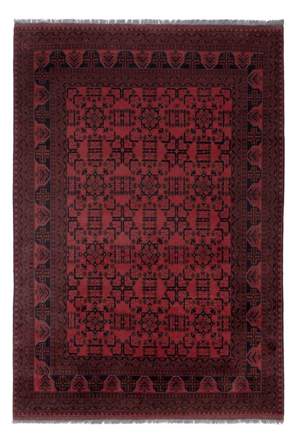 Afghan Rug - Kunduz - 292 x 196 cm - red