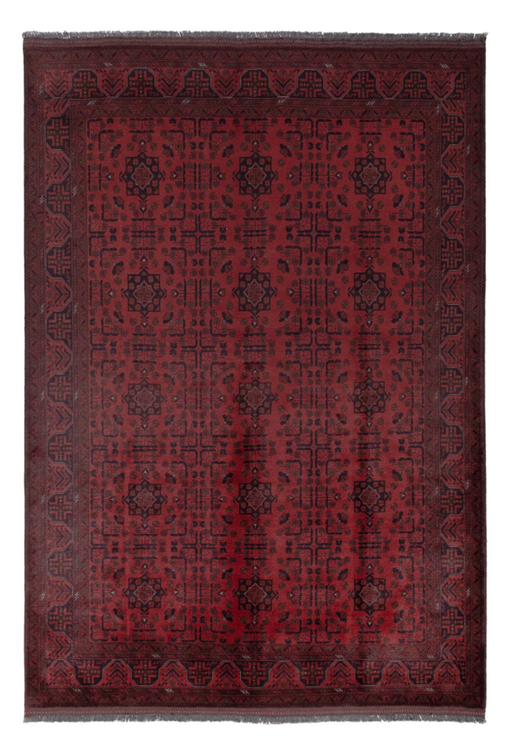 Afghan Rug - Kunduz - 286 x 197 cm - red