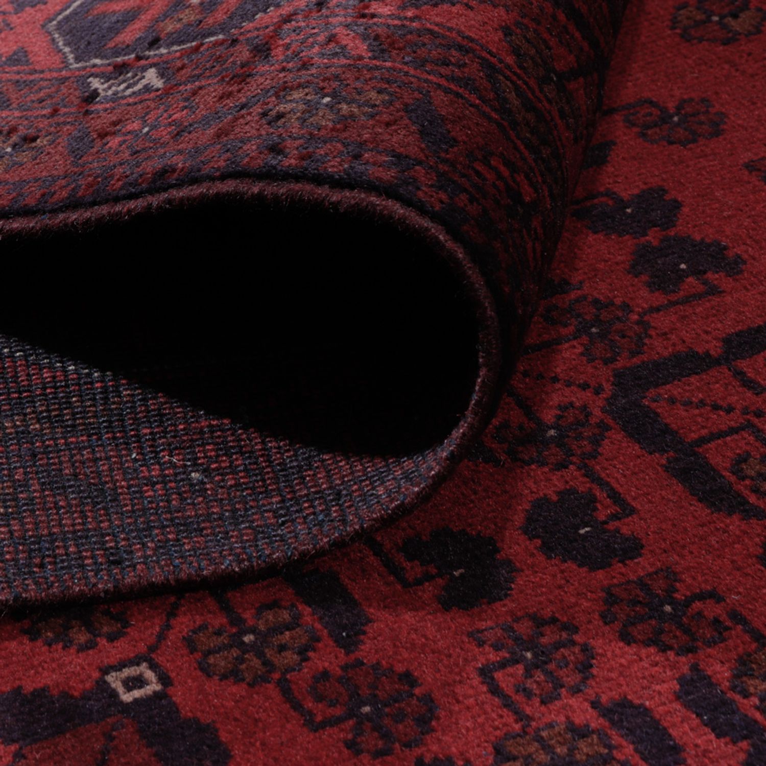 Afghan Rug - Kunduz - 286 x 197 cm - red