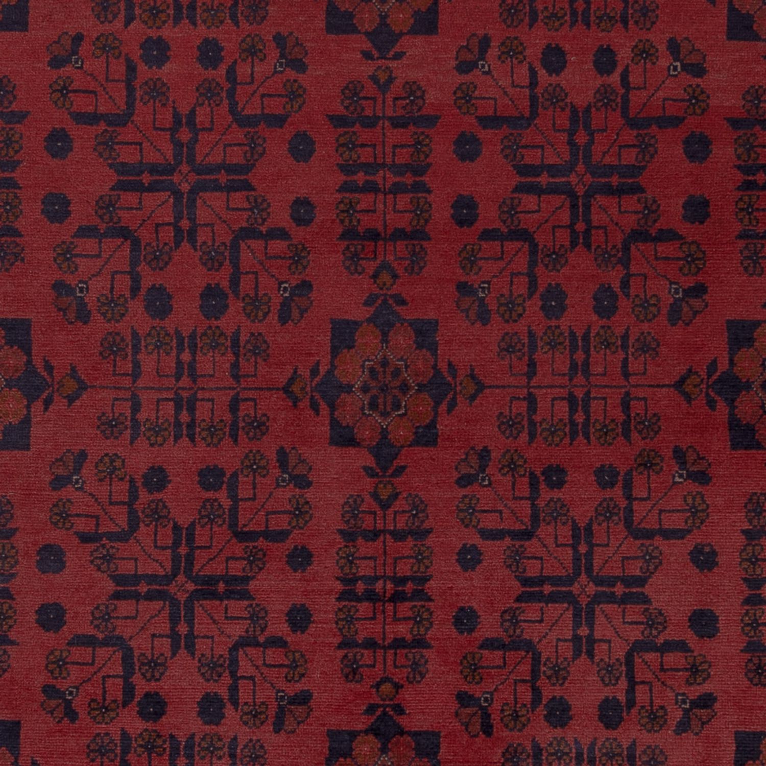 Afgański dywan - Kunduz - 298 x 199 cm - czerwony