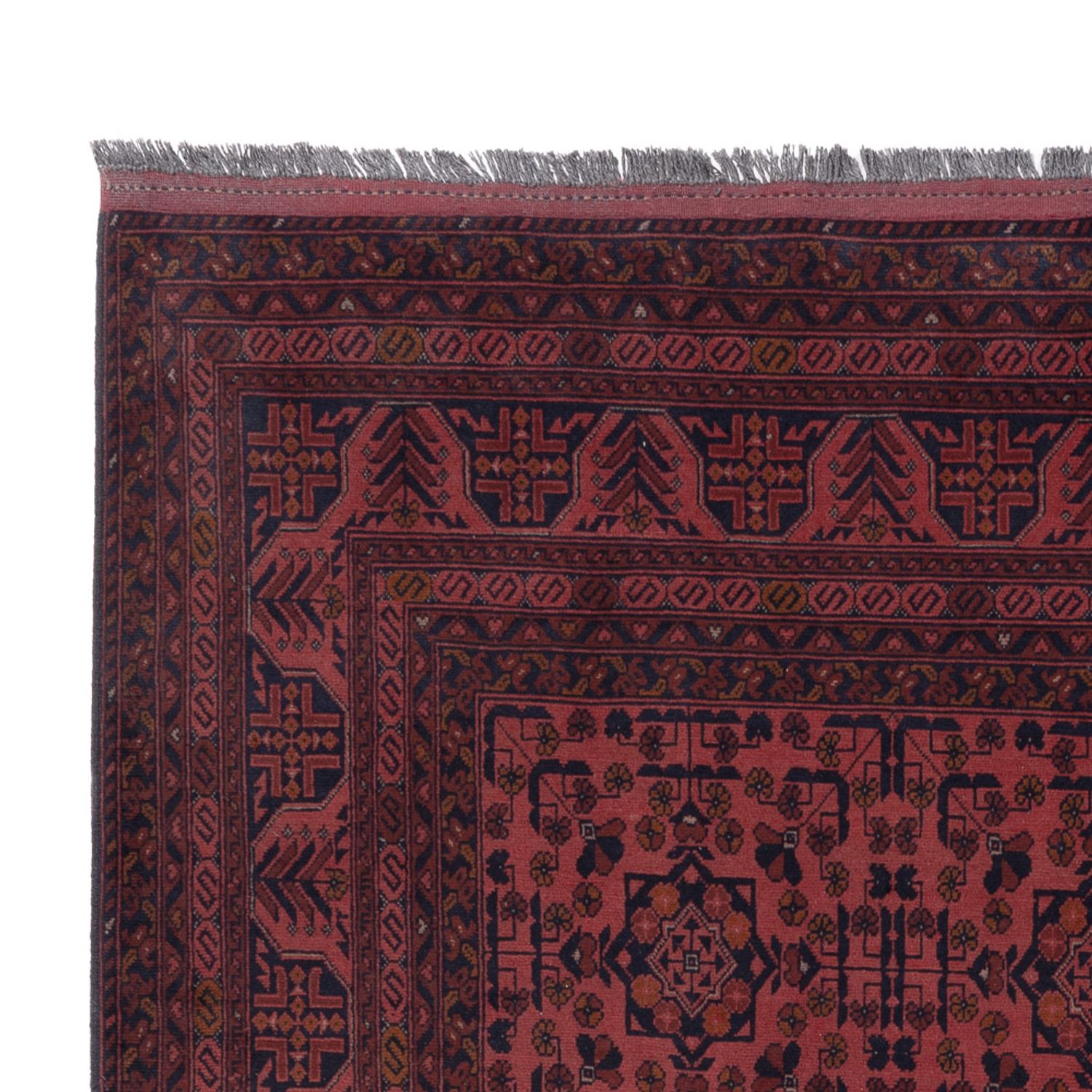 Afghánský koberec - Kunduz - 291 x 192 cm - červená