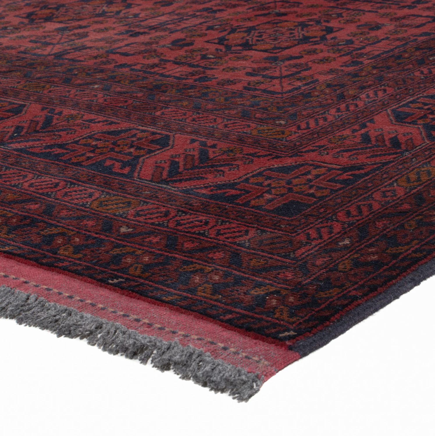 Afghánský koberec - Kunduz - 291 x 192 cm - červená